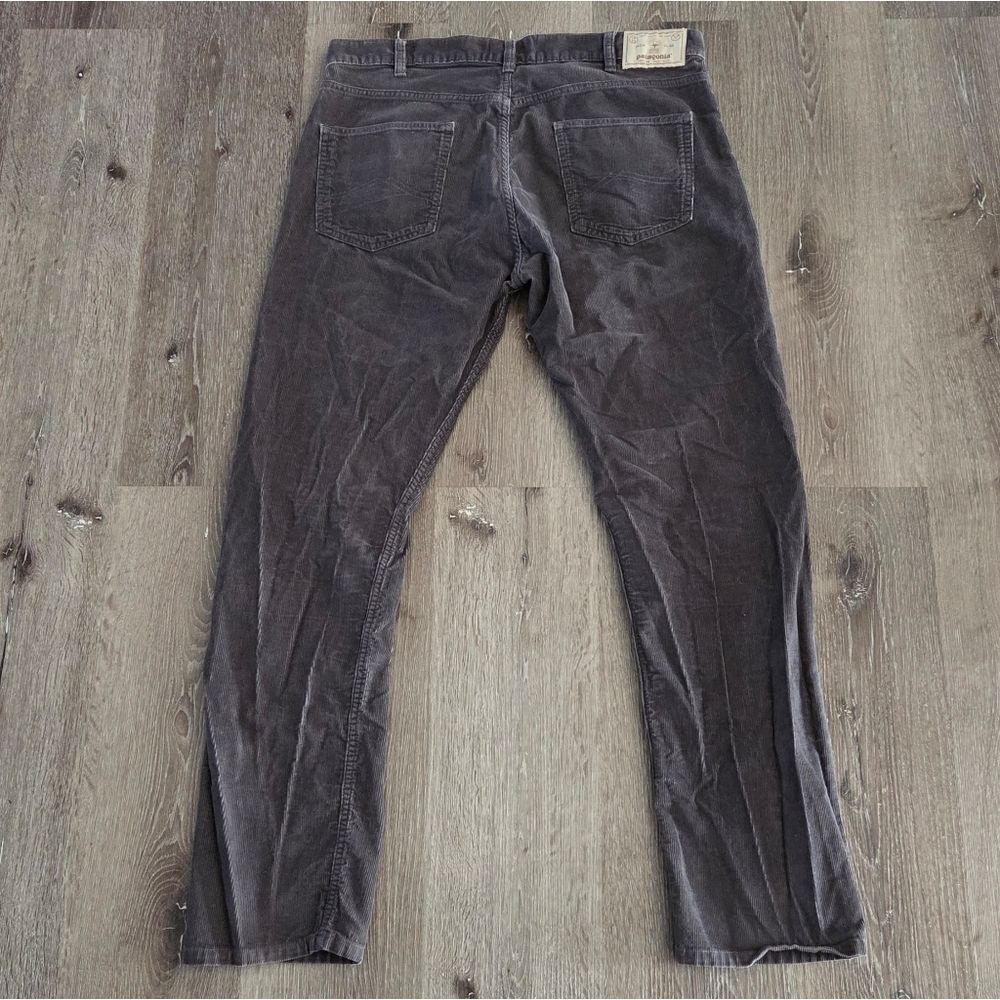 Patagonia Mens Straight Fit Cords Regular 36×32 Gray Organic Cotton 55930 - Picture 5 of 8